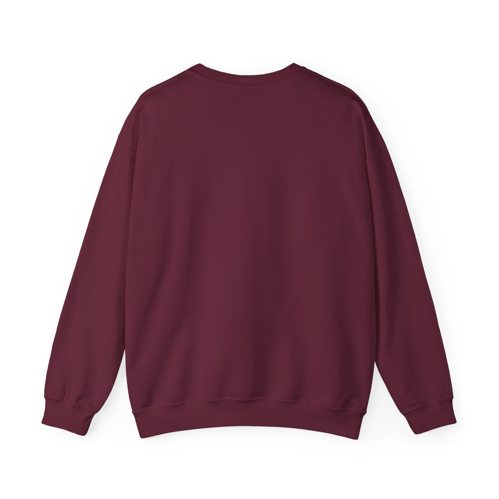 Faith Over Fear Christian Crewneck – Red & White Faith-Based Streetwear