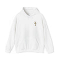 Minimalist Christian Cross Hoodie – Embroidered Cross & Halo
